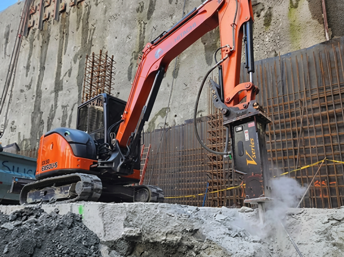 High-Rise Ventilation Shaft Excavation